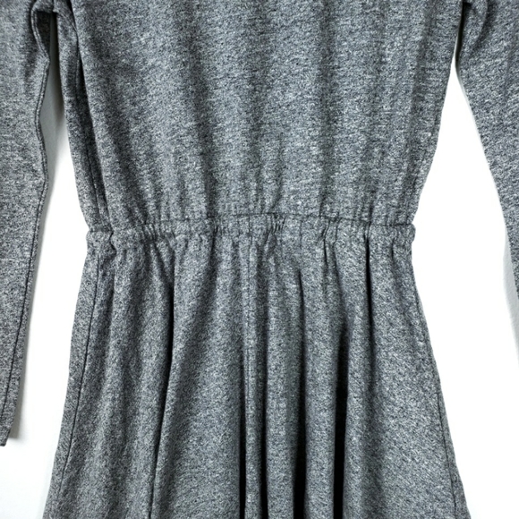 Anthropologie Lili's Closet Jamma Grey Cold Shoulder Dress Size: X-Small - Picture 6 of 7